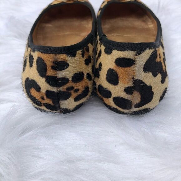 Kate Spade Helen Too Flat Leopard Calf Hair Flats - Picture 4 of 6